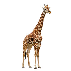Fototapeta premium giraffe on white background. PNG