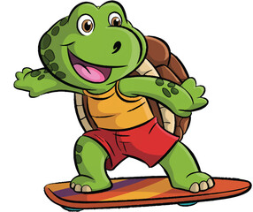 funny turtle cartoon
