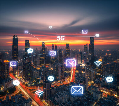 5G wireless network in smart city