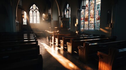 interior of church
