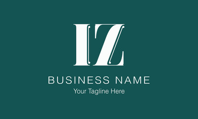 IZ I iz initial logo | initial based abstract modern minimal creative logo, vector template image. luxury logotype logo, real estate homie logo. typography logo. initials logo