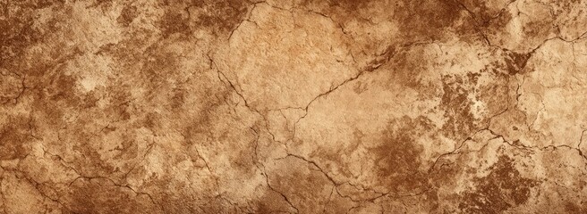 Obraz premium Textured, Cracked, Light Brown Surface