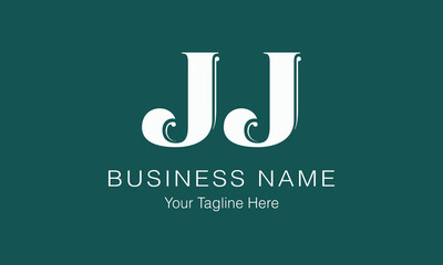 JJ J jj initial logo | initial based abstract modern minimal creative logo, vector template image. luxury logotype logo, real estate homie logo. typography logo. initials logo