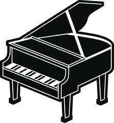 Grand Piano Silhouette