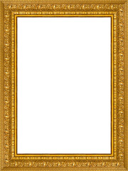 Yellow frame with relief decor