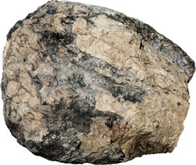 Large single round stone