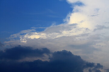 blue sky with clouds