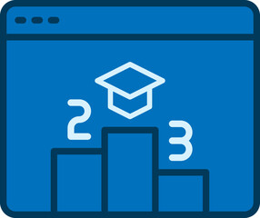 Online Education Ranking Icon