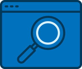 Online Education Search Icon