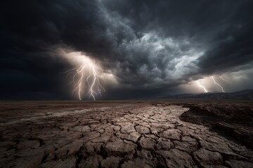 storm over the desert