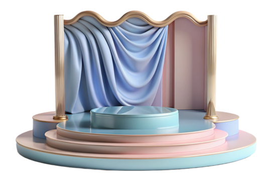 empty podium for product 