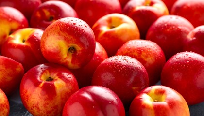 Close-up of fresh nectarines