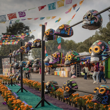 Tzompantli, decoration