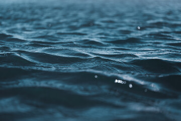 sea wave texture close up