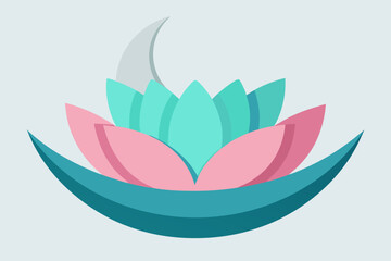 Obraz premium lotus flower vector illustration