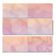 Abstract Pastel Banner Backgrounds &ndash; Soft Gradient Vectors
