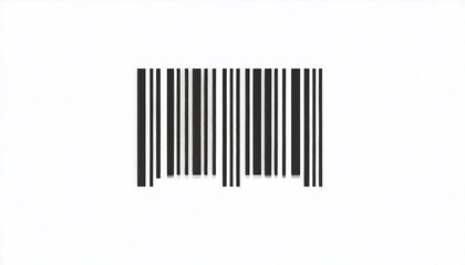 Barcode on white background