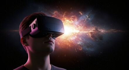 An Immersive Virtual Reality Experience in a Space Simulation