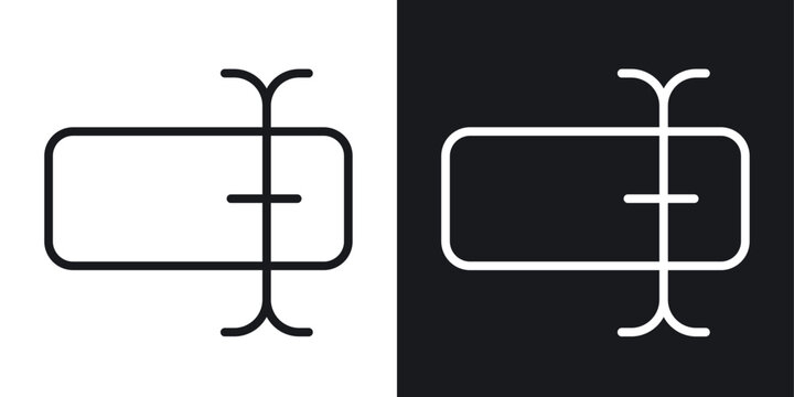 Rename icon line concept, linear symbol.