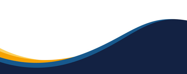 Abstract Curved Business Background with White Space for Corporate Banner or Presentation