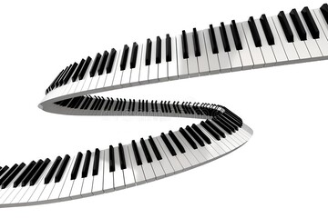 piano keys vector illustration