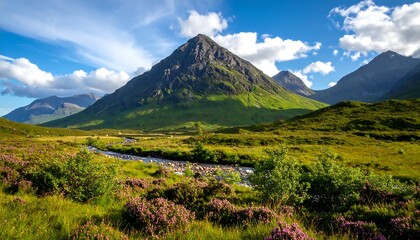 Scottish Highlands landscape