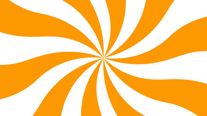 Bright sunbeams sunburst background. Sunlight horizontal spiral background. Sun ray vector background radial sunrise or sunset light retro design. Eye catching vector background for product campaign.