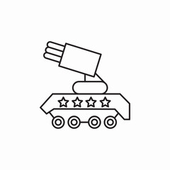 air defence icon sign vector