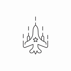 airforce army icon sign vector