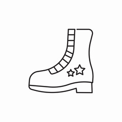 army boost icon sign vector