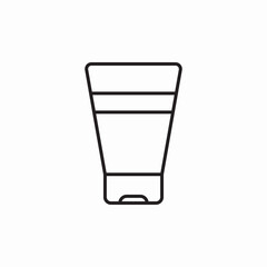 cream gel icon sign vector