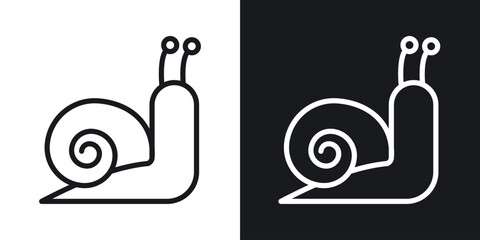 Snail icon for apps, websites and graphic projects. © ramsey
