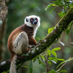 Obraz premium Golden Retriever Puppy Playing on Sunlit Grass