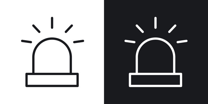 Siren icon for apps, websites and graphic projects.