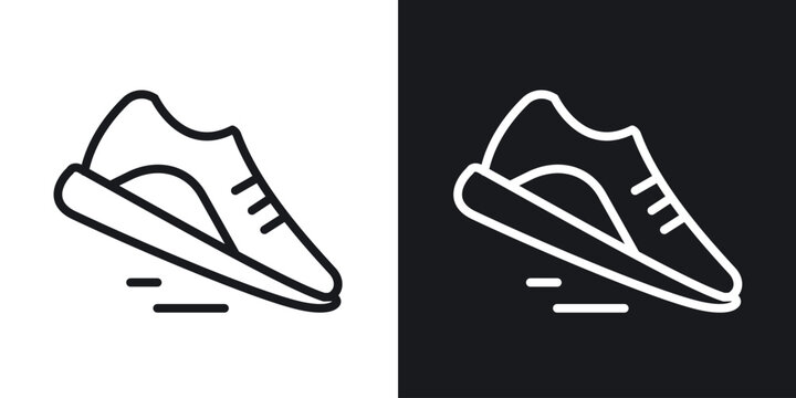 Shoes icon for apps, websites and graphic projects.