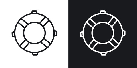 Life buoy icon for apps, websites and graphic projects. © ramsey