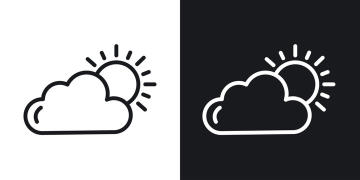Cloudy Day icon for apps, websites and graphic projects.
