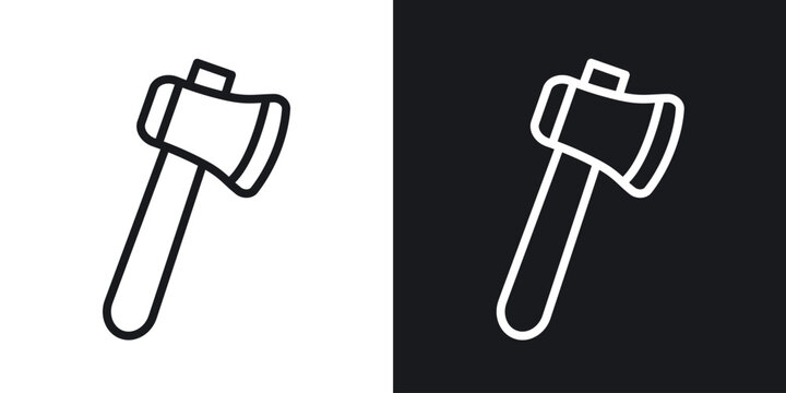 Axe icon for apps, websites and graphic projects.