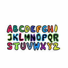 Alphabet text