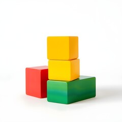 Obraz premium wooden toy blocks