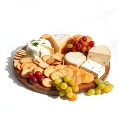 cheese and grapes