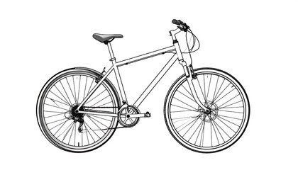 Fototapeta premium Bicycle illustration