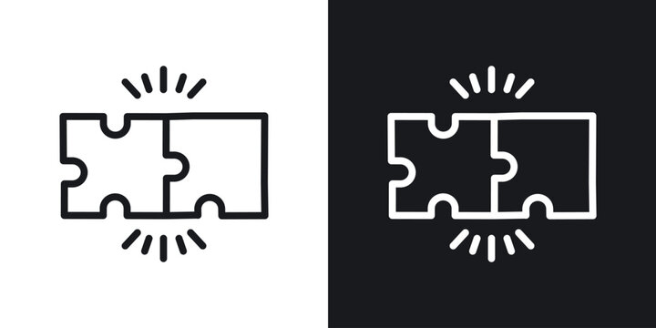 Compatibility vector icon. Design graphic in outline style illustration.