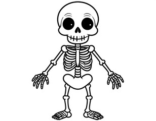 Cartoon skeleton illustration (1)