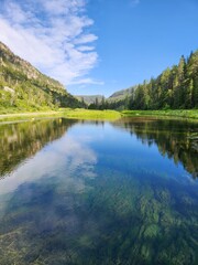 Serenity on the Reflecting Pond in Black Hills of South Dakota