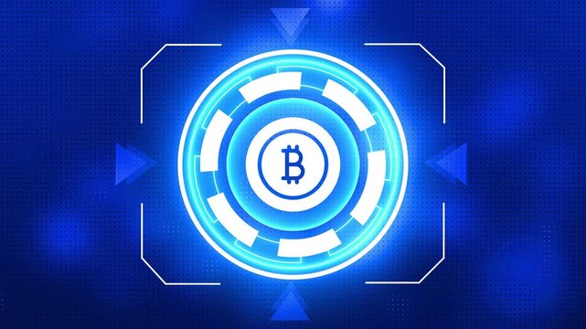 Bit coin blockchain concurrency digital encryption, digital money, exchange, background, technology grid.