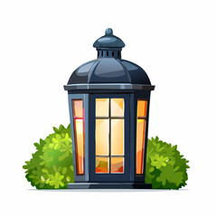 Gartenlaterne aus Metall