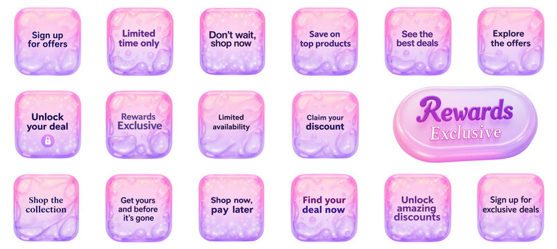 Colorful promotional sale banners with engaging messages and vibrant backgrounds featuring decorative shapes, exciting concept of e-commerce, retail, and online marketing