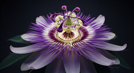 The Macro World: A Surreal Passion Flower.