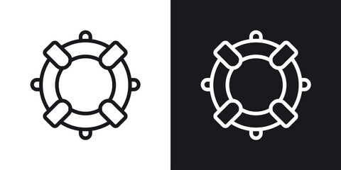 Life buoy icon web design element. line icon © ramsey